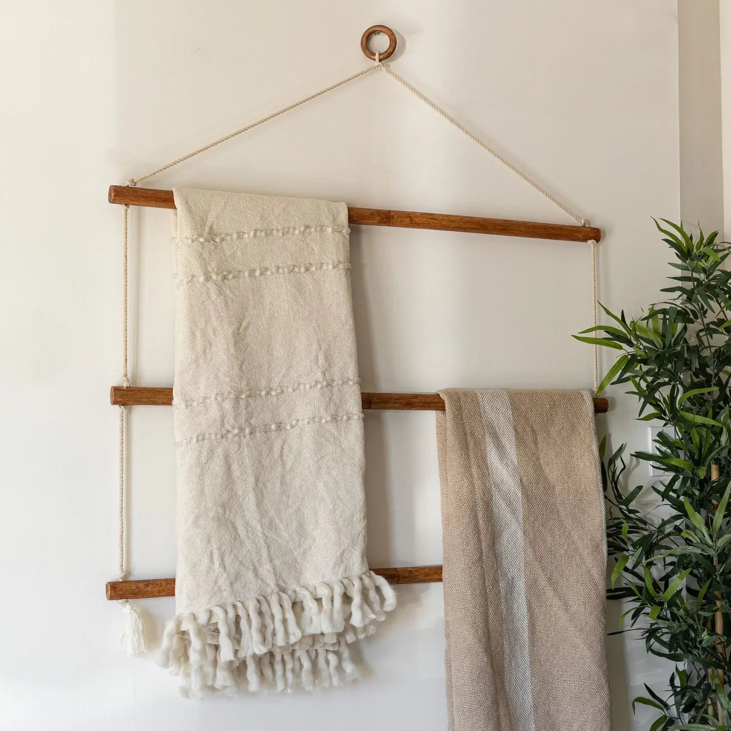 Hanging blanket rack hotsell