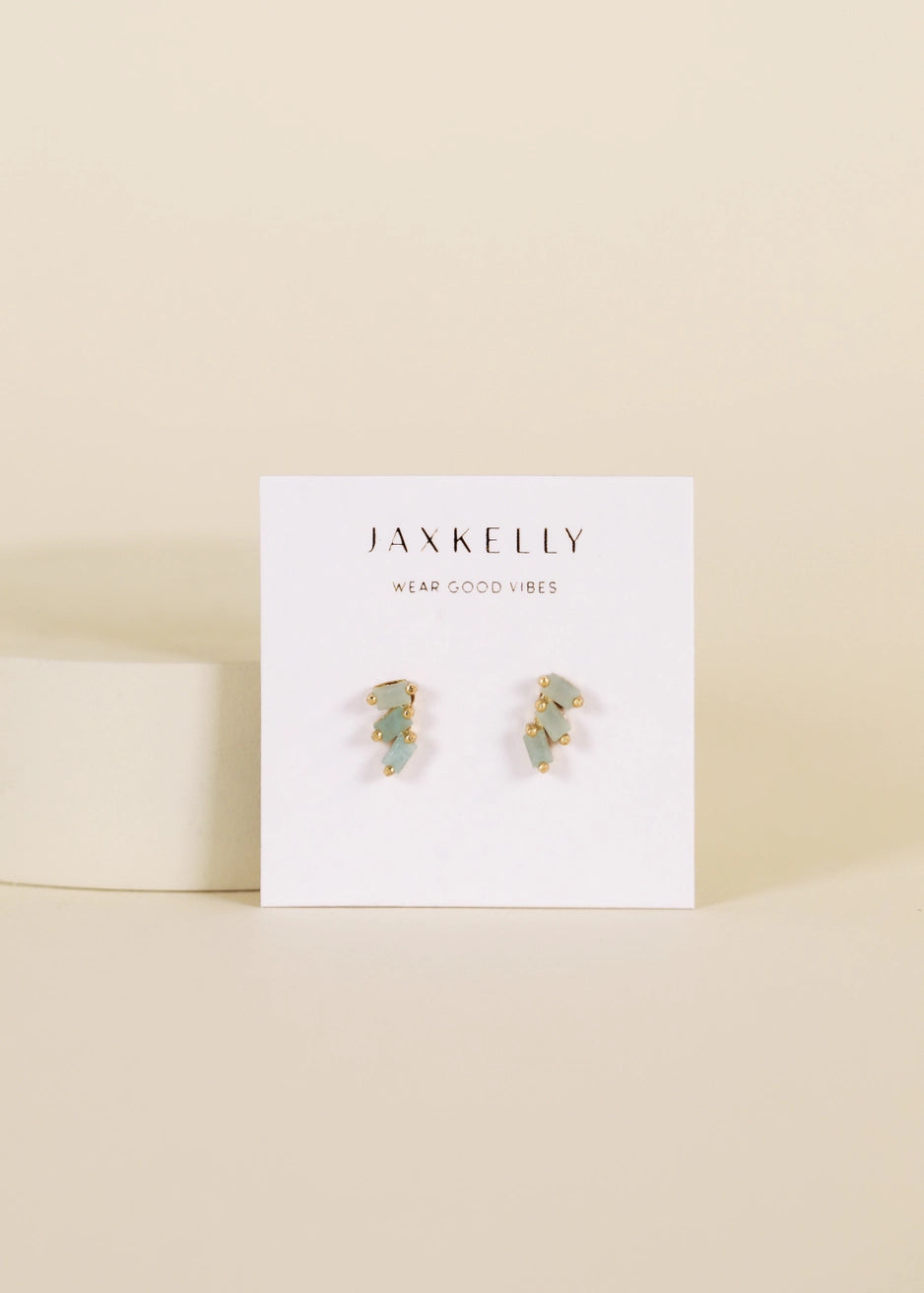 Offset Trio Stack Earrings