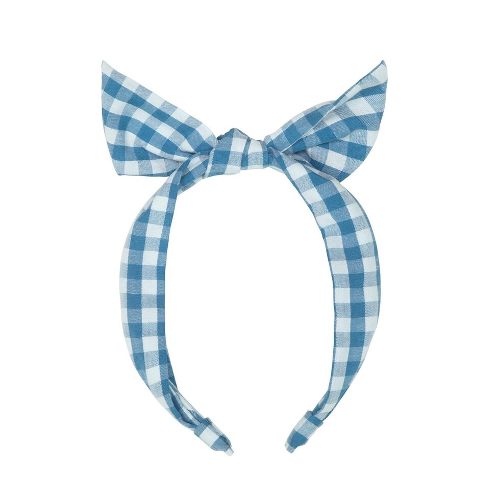 Gingham Picnic Tie Headband