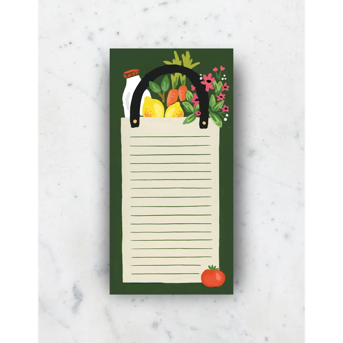 Grocery Bag Market List Magnetic Notepad