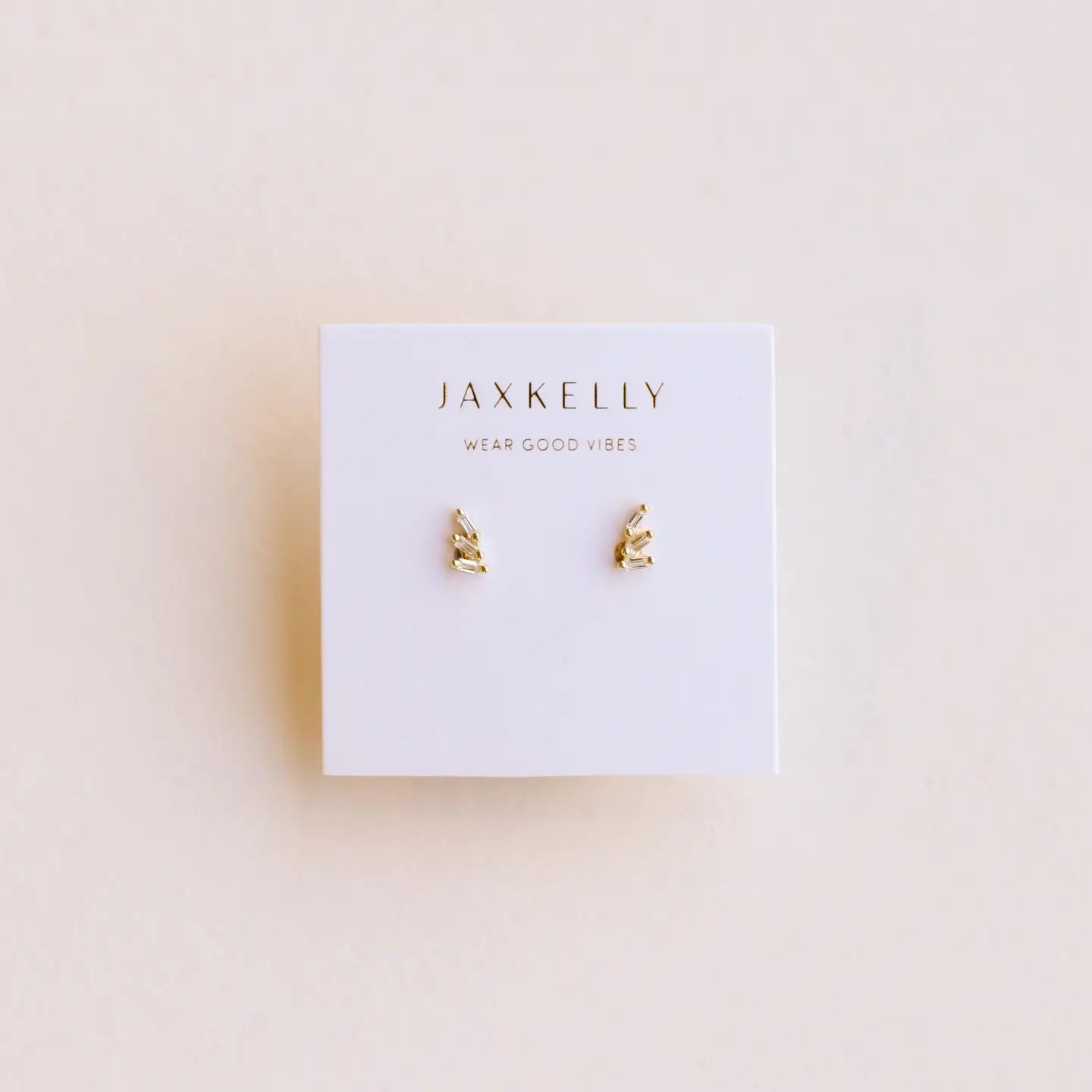 Offset Trio Stack Earrings