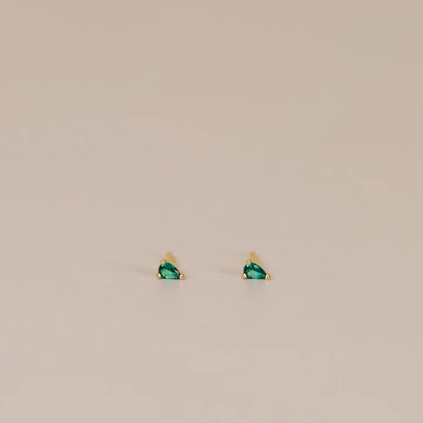 Teardrop Stud Earrings