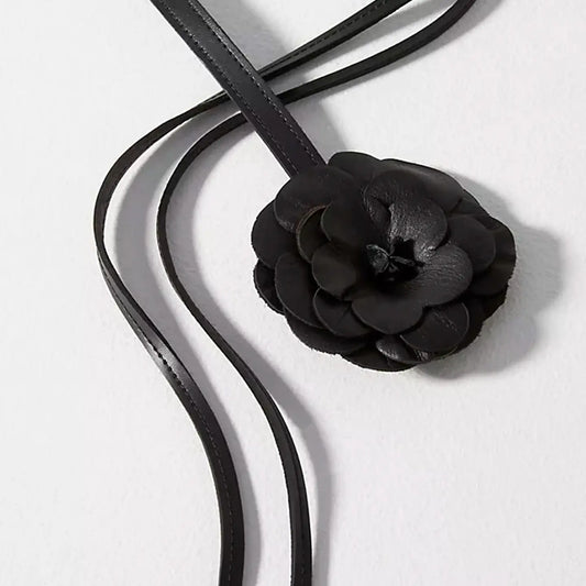 Flower Tie Belt