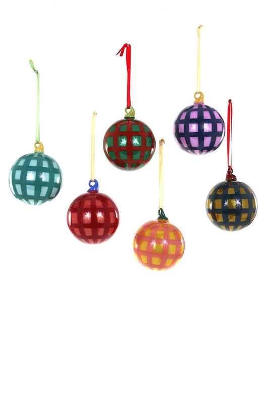 Jolly Gingham Bauble