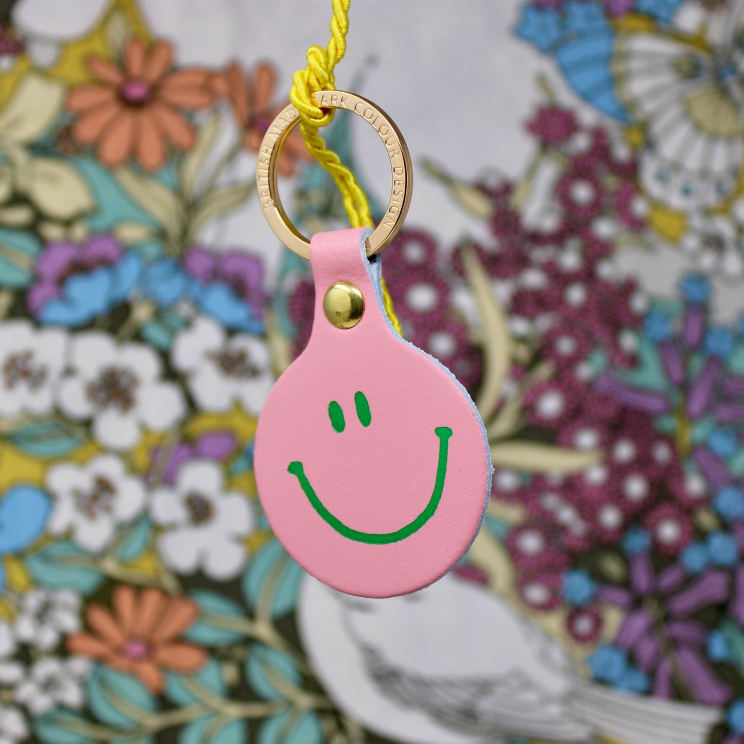 Smiley Face Key Fob