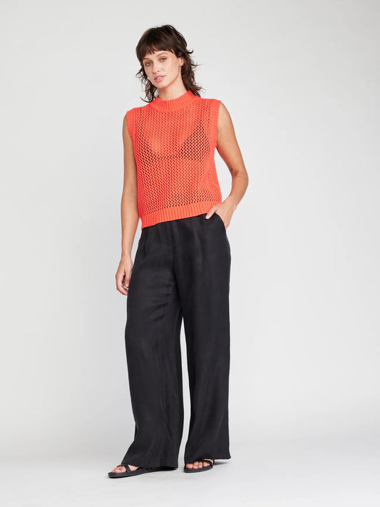 Dade Crop Sweater Coral