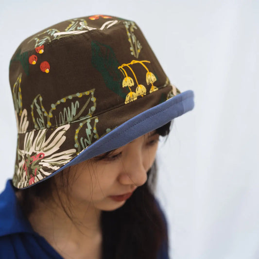 Cotton Reversible Bucket Hat