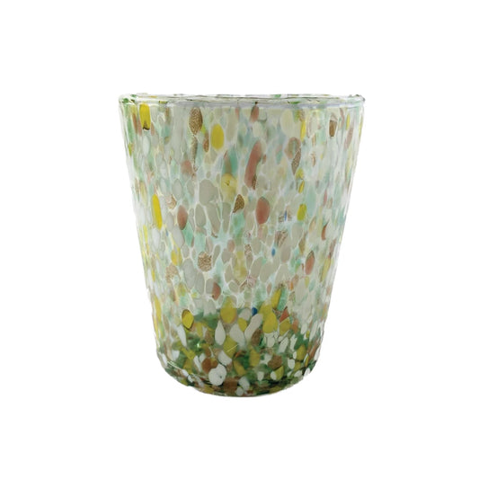 Blown Confetti Drinking Glass