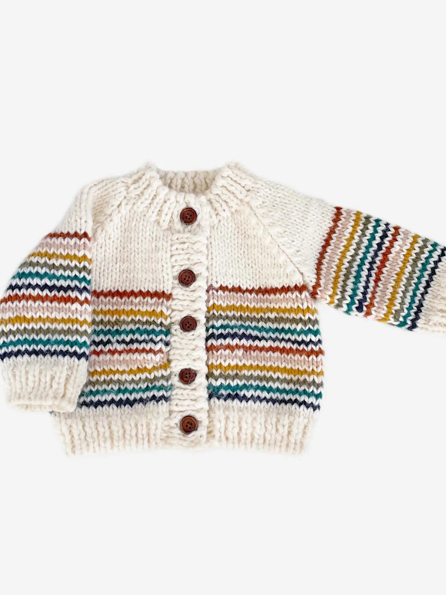 Retro Striped Cardigan