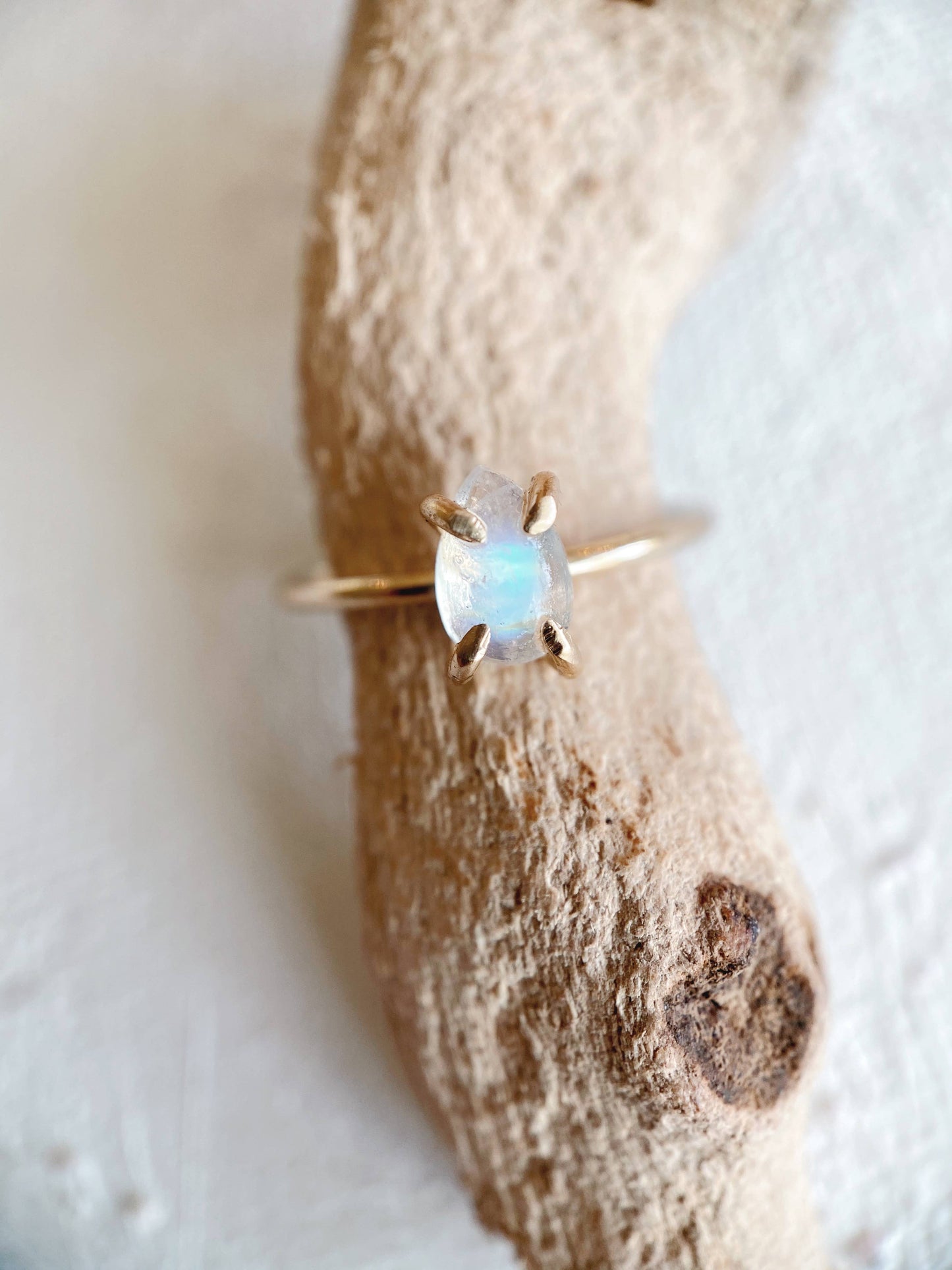 Moonstone Stacking Ring