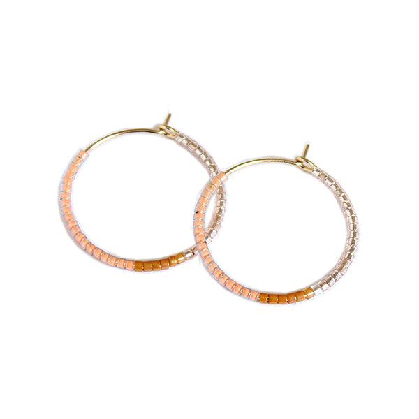 Small Color Field Hoops