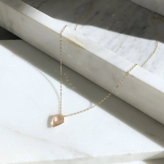 Champagne Quartz Necklace