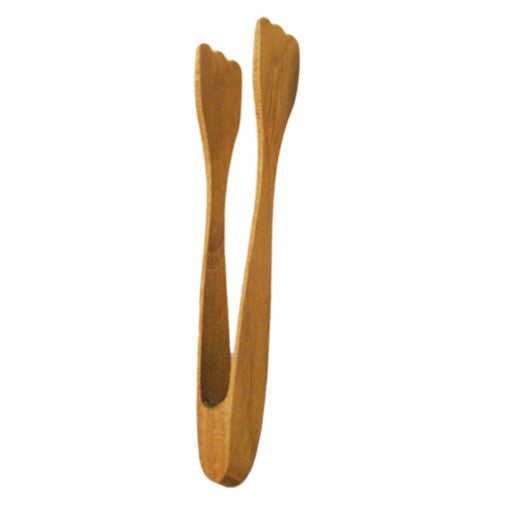 Teak Mini Tongs